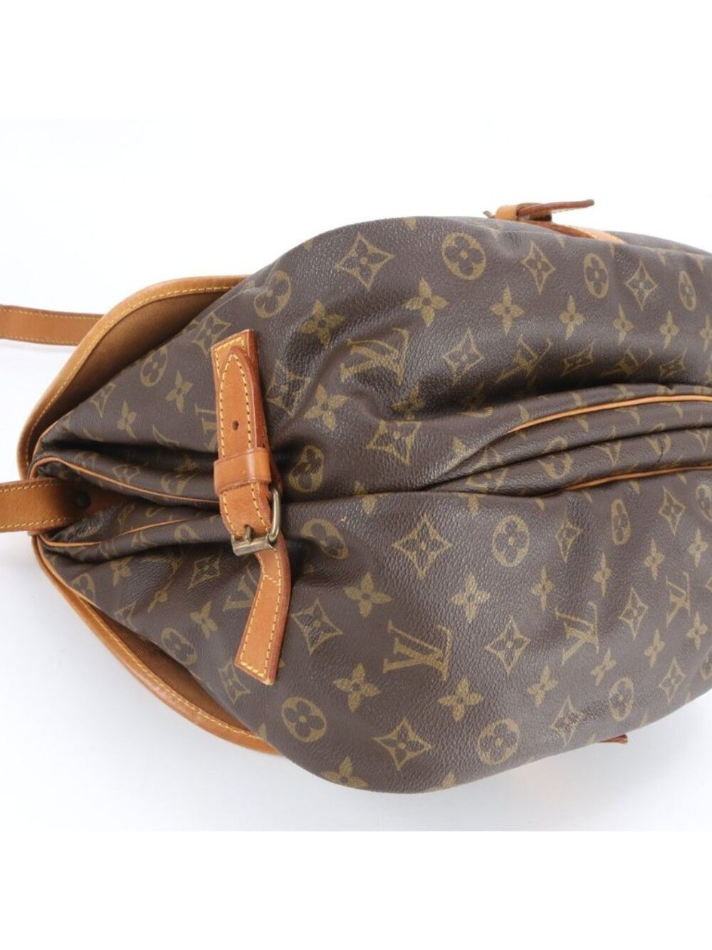 Louis Vuitton Monogram Saumur 35 Leather Shoulder Bag Crossbody Hand Enm - Picture 4 of 11